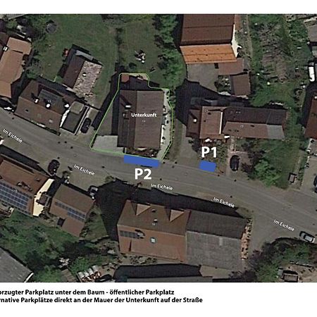 Laendliche 2-Zimmer Wohnung Bad Ditzenbach Buitenkant foto