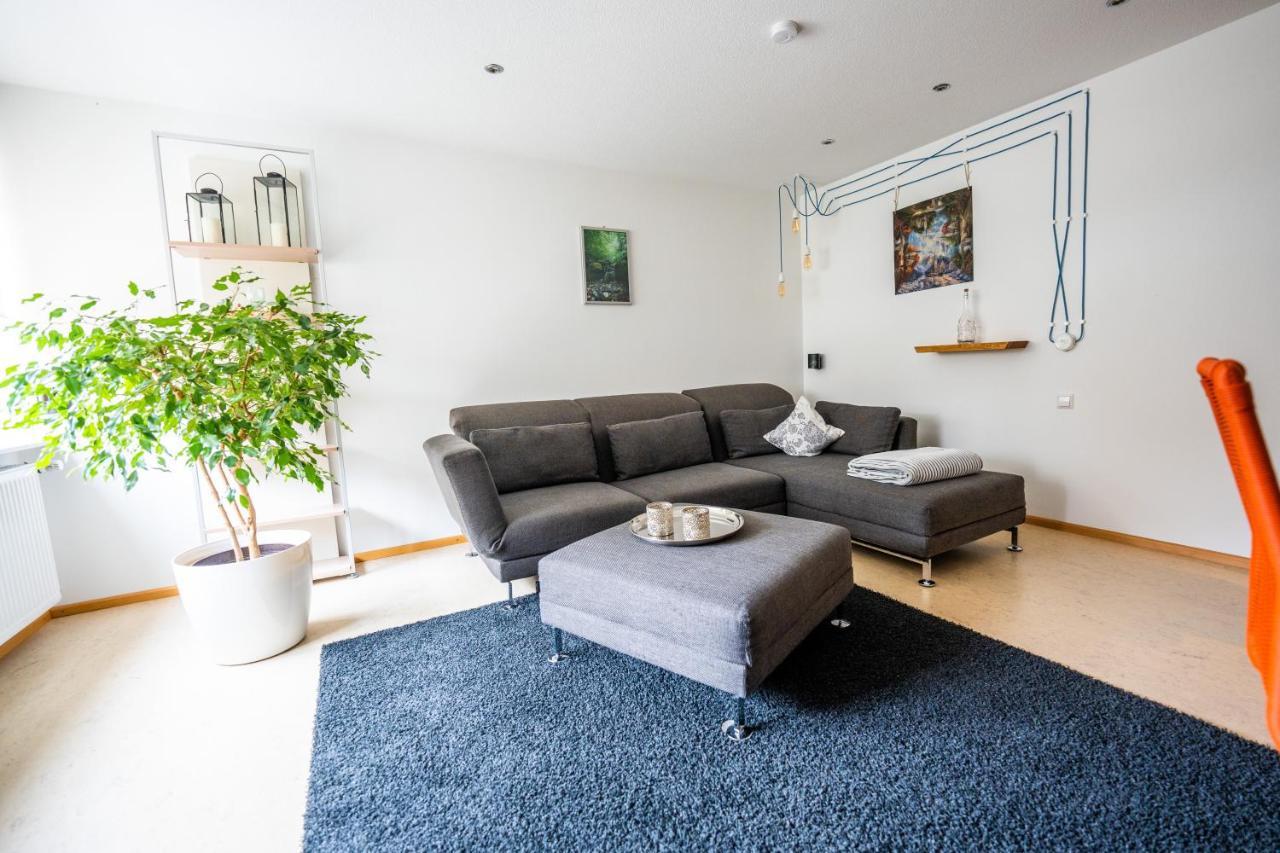 Laendliche 2-Zimmer Wohnung Bad Ditzenbach Buitenkant foto